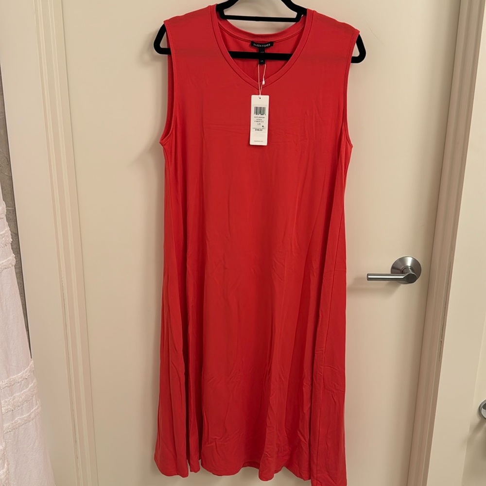 NEW WITH TAGS - Eileen Fisher V Neck Dress
